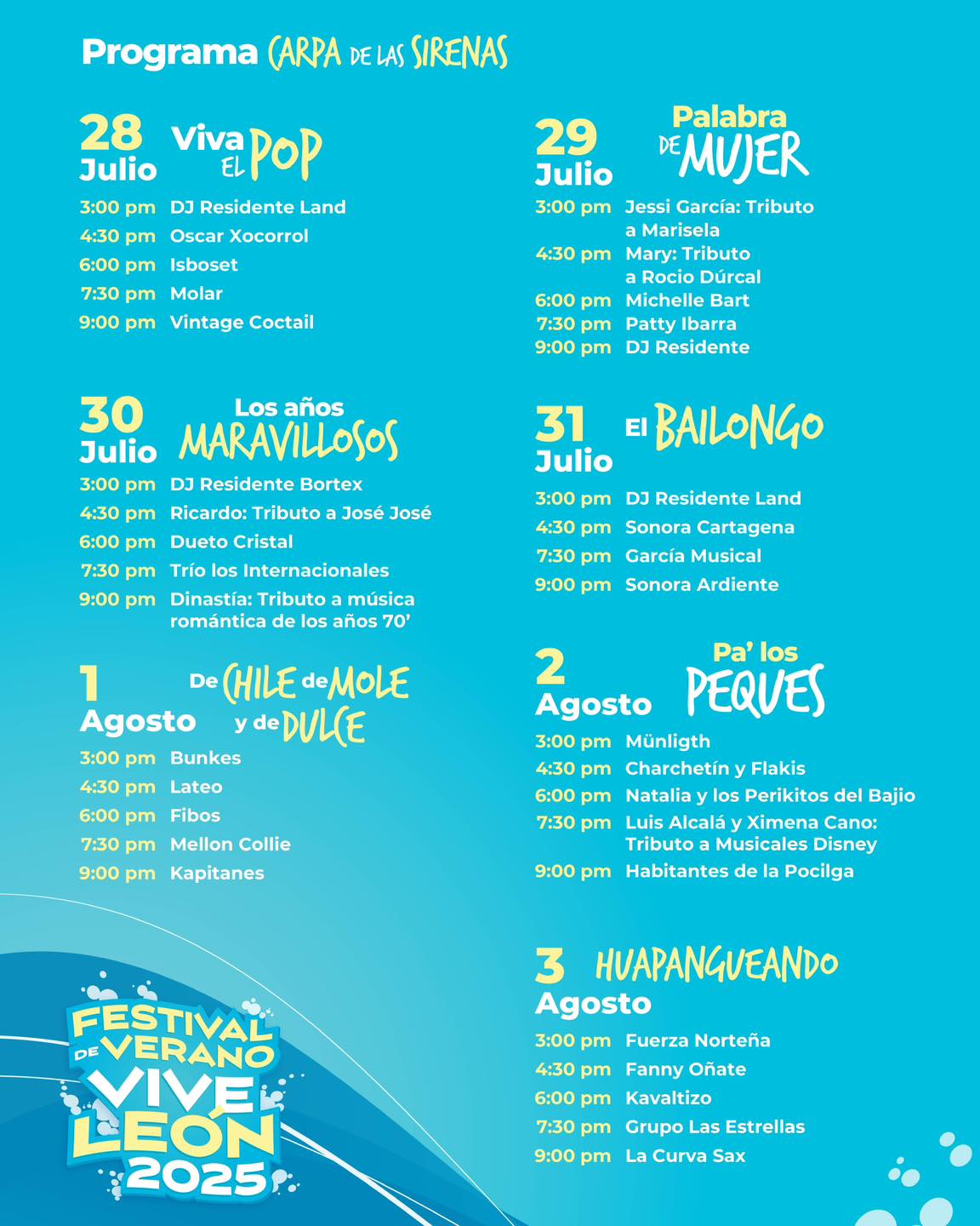 festival de verano león 2025